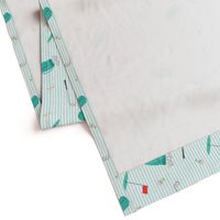 tee time - golf themed fabric (90)