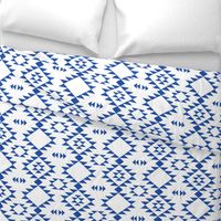 Navajo Texture - Navy Blue (Large)