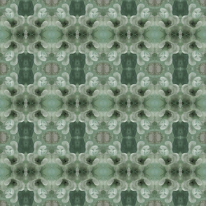 Floral Diamonds Moss Green 2