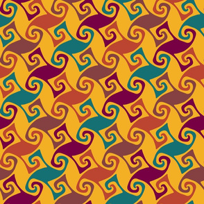 moroccan trellis - colorful