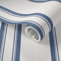 Grain Sack Stripe in French Blue