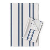 Grain Sack Stripe in French Blue