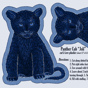 Panther Plushie N4 Joli