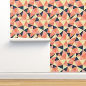 Retro Triangles - orange