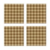 Farmhouse Plaid Cream and Brown