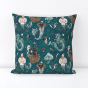 Pirate Mermen Party (Teal) (Big) 