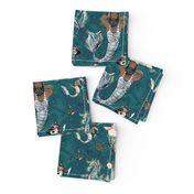 Pirate Mermen Party (Teal) (Big) 