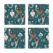 Pirate Mermen Party (Teal) (Big) 