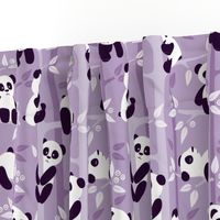 panda forest - lilac