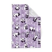 panda forest - lilac