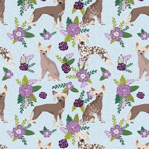 chinese crested pet quilt c dog breed nursery quilt collection coordinate floral