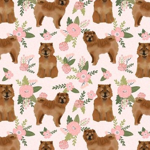 chowchow pet quilt d dog breed nursery quilt coordinate floral