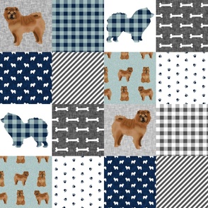 chowchow pet quilt b dog breed nursery quilt wholecloth cheater floral