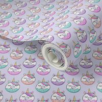 5/8" unicorn donuts (light purple) C18BS