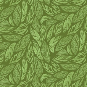 Ginger Leaves Olive Green 300L