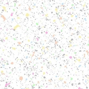 Paint Splatter (Pastel Rainbow)