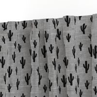 Cactus - Black Gray Texture - Medium