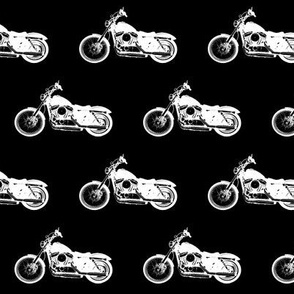 2.5" Motorcycles on Black