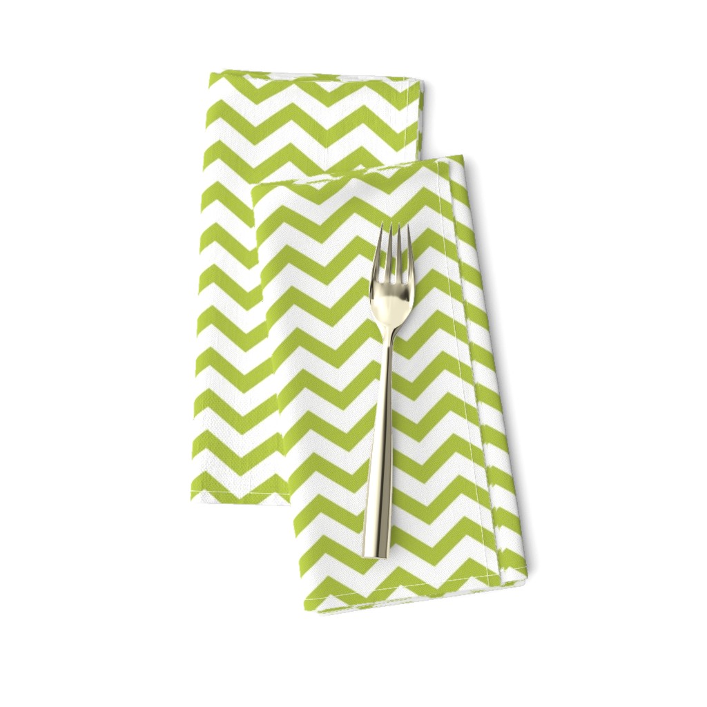 chevron lime green