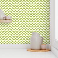 chevron lime green