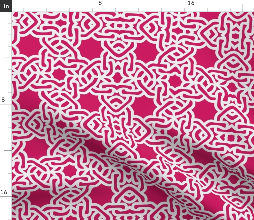 Fuschia magenta moroccan tile mexican tile