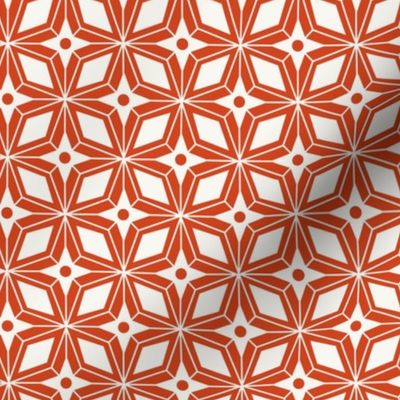 Starburst - Midcentury Modern Geometric Regular Scale Orange #2