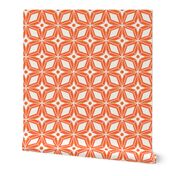 Starburst - Midcentury Modern Geometric Regular Scale Orange #3