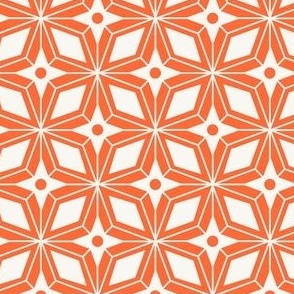 Starburst - Midcentury Modern Geometric Regular Scale Orange #3