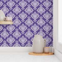 Indian Damask Ultra Violet Dark