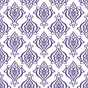 Indian Damask Ultra Violet