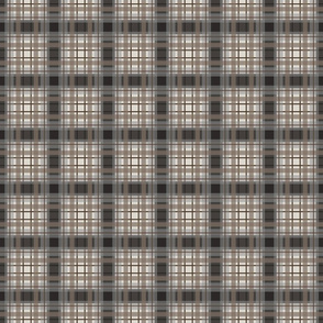 simple preppy plaid brown gray