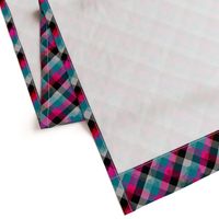 hot drippy diagonal plaid