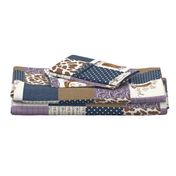 Western//Sleep well little cowgirl - wholecloth cheater quilt purple