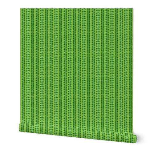green_on_green_wacky_stripes Wallpaper | Spoonflower