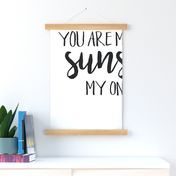 You are my sunshine - blanket/lovey combo - NO GUIDES