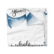 Nautical//I whale always love you - Blanket/Lovey Combo WITH GUIDES