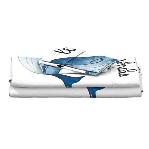 Nautical//I whale always love you - Blanket/Lovey Combo - NO GUIDES