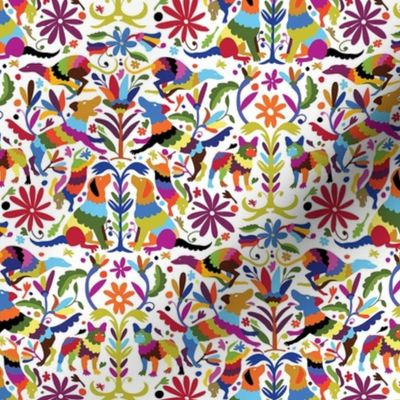 Dog Otomi Multicolor Mini Print