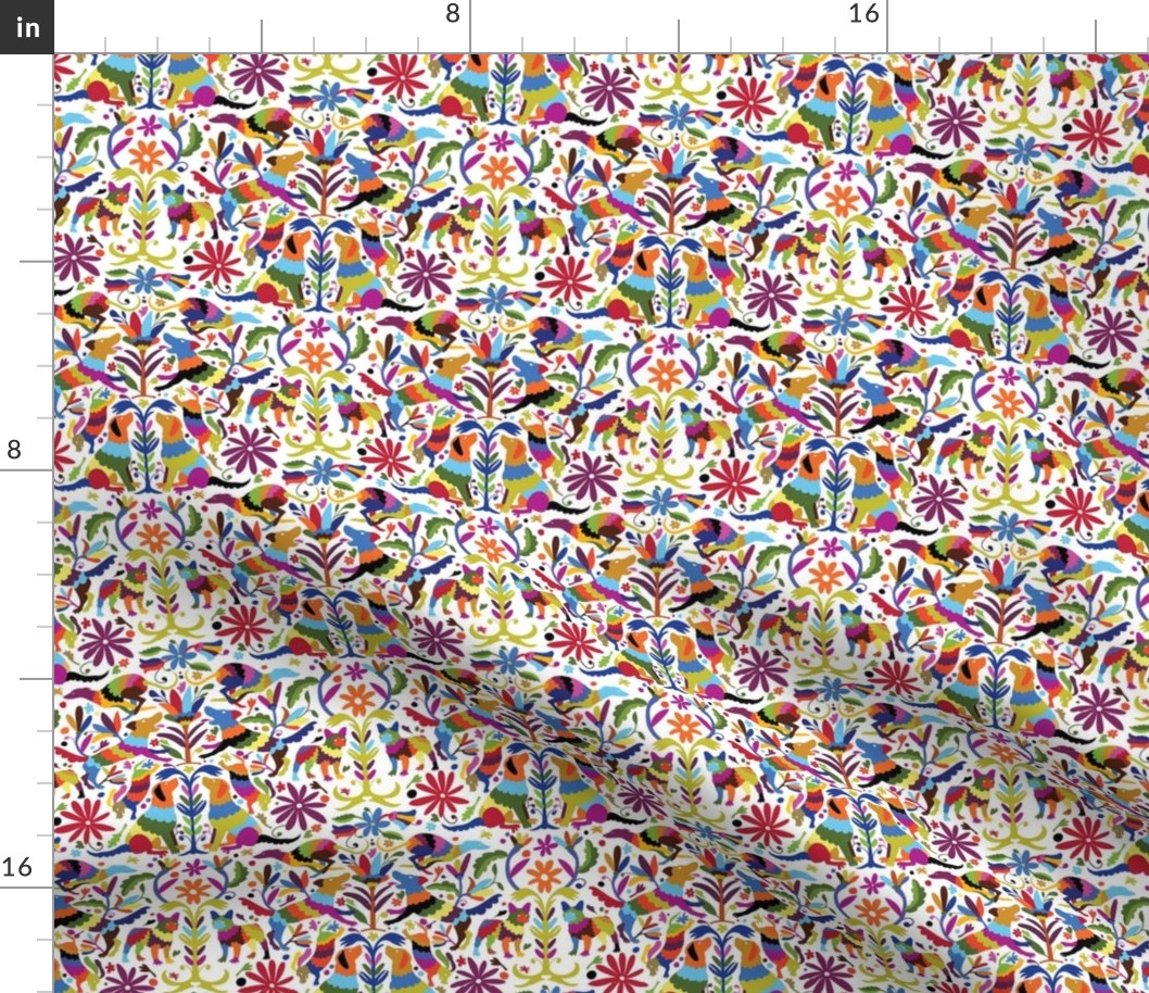 Dog Otomi Multicolor Mini Print