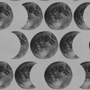 Moon Phases (Grey)