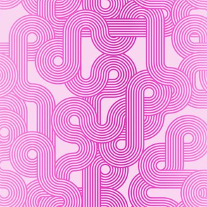 curvy lines pink
