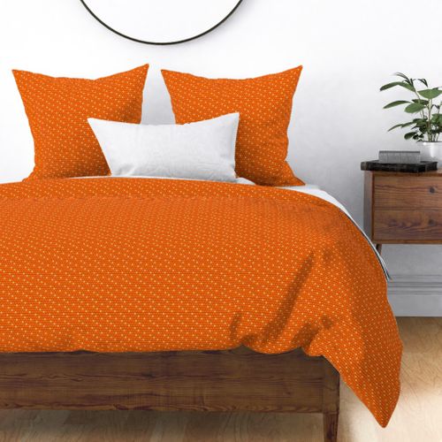 Staggered Polka Dots Orange