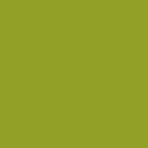 Painterly Rose Green Solid