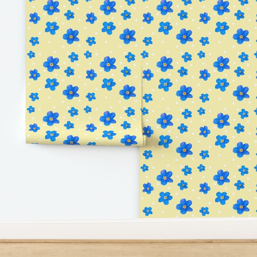 2018 forget me not 6x6 polkadot