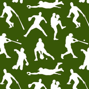 Baseball Players on Green // Small