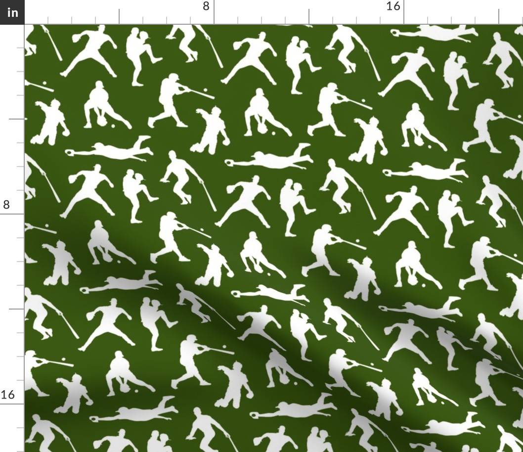 Baseball Players on Green // Small