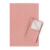 Gingham - Distressed Red & White