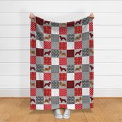 cocker spaniel pet quilt a cheater quilt collection dog breed fabric