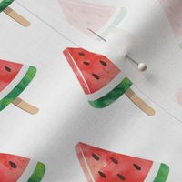 watermelon popsicles - red
