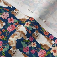 aussie (smaller) dog floral fabric best red merle dogs fabric australian shepherd dogs fabric aussie dog fabric